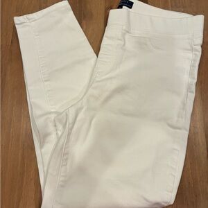 Talbots Classic Cream Ankle Pants